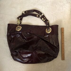 Steve Madden Burgundy Tote